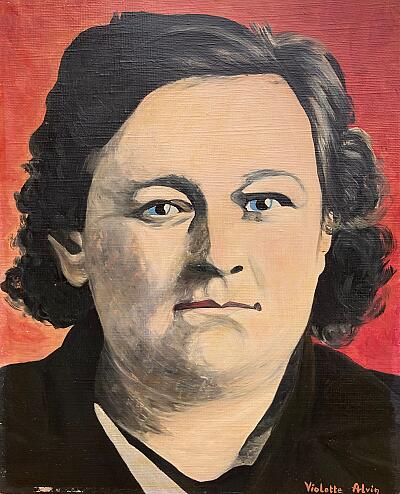 Mémère (fond rouge)